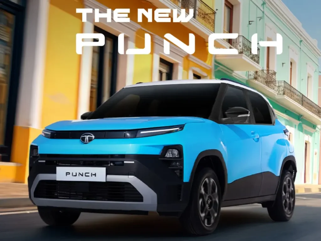 Tata Punch 2026 facelift featured image showing the micro SUV with ₹5.59 lakh starting price, bold design, turbo and CNG options, and 5-star safety rating in India